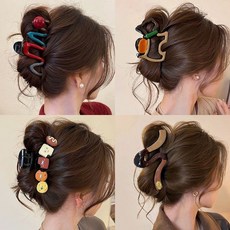 鲨魚夾 抓夾 髮夾 盤髮器 大號抓夾女 韓系髮夾 後腦勺盤發 夾子頭飾 旅行抓夾子 頭飾髮夾