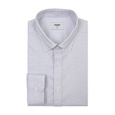 트윌 트리플 스트레치 체크 핏셔츠 긴소매 슬림핏 RZRSL0140GY KRB299 LAS762