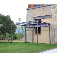 조립식파고라 야외 옥상 펜션 농막 펜션 조립식 제이스튜, 3x3m 프레임 전용 천