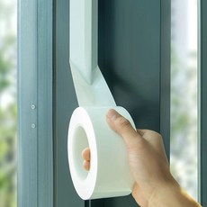 문풍지 창문틈새막이 방풍지 도어 투명 현관문, D. 흰색 폭 5cm x 길이 50m 방풍 및, 1