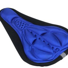 로드 MTB 자전거 안장 엉덩이 커버 쿠션 3D 입체 패드, 1개, 오렌지