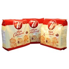 7데이즈 미니 크로와상 코코아 필링 200g 3개 팩 (3개 팩) 7days Mini Croissant Cocoa Filling 200g (Pack of 3), 1개