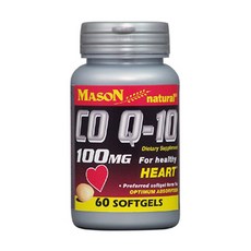 MASON natural 輔酶Q10軟膠囊 100mg, 60顆, 1罐