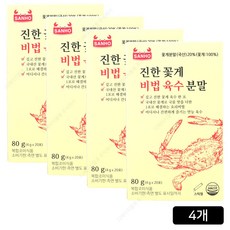 [홈쇼핑] 진한 꽃게 비법 육수 분말, 4박스, 80g