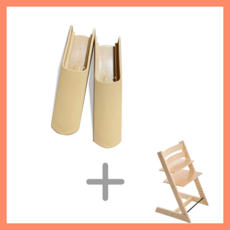 유아 트립트랩 하이체어 의자 베이비 체어 아기 원목 체어, 쓰러짐방지 : 내츄럴