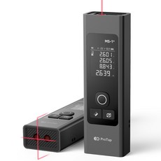 ProTap 120m 다기능 레이저 거리 측정기 초정밀 측정 MS1+, 1개