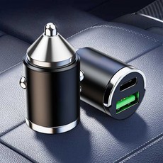 매립형240W 차량용 초고속 시거잭 충전기 USB C타입 PD QC, USB+C