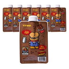 틴틴즈 단백질 쉐이크 파우치 초코맛, 7개, 40g