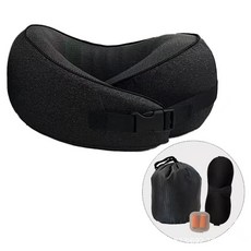 [3세대] 여행용 기내 목베개 목쿠션 휴대용 메모리폼 여행 승무원, 그레이