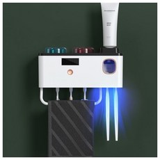 올인원 태양광충전 무선 칫솔살균기 양치컵 세트