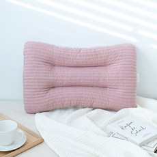 마롤로뜨 100수 주니어 베개 여성 낮은 경추베개, 핑크_100수 주니어베개, 1개