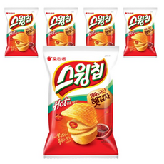 스윙칩 핫 볶음고추장맛, 60g, 10개