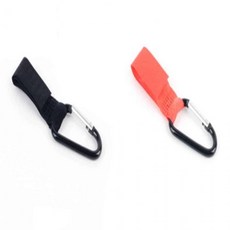 찍찍이 걸이 비너형 1P 다용도카라비너 유모차고리 소품걸이 연결고리, 1개