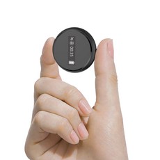RUN기술 휴대용 고음질 초소형 녹음기 장시간 강의 위장 녹음 소형 64GB, 블랙