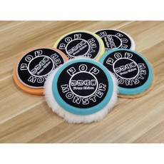 泡泡怪獸 RO訂製款羊毛盤套組 - 粗中細棉 背板強化 高效拋光, 1個