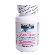 Nature's Blend 產前配方綜合維生素錠, 1個, 100 件