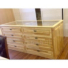 定製烤漆歐式多層中島衣帽間 家用收納櫥櫃 服裝店珠寶首飾展示櫃 高端, 定製實木雙抽雙面160*70*90c