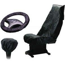 圓夢補給站 汽車椅套方向盤套排檔桿套三合一套裝，防止髒汙專用，汽車內飾改裝必備