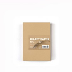 PaperPhant 질 좋은 두꺼운 크라프트지, 250g A5 125매