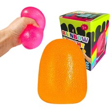 리아무아 스퀴시 스트레스볼 스퀴즈볼, 1개, 260g, 오렌지