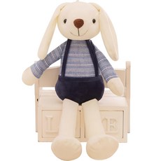 兔子玩偶, 深藍色, 70cm, 1個