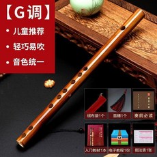 第2代 無膜孔橫笛 迷你短笛 G調 初學者入門竹笛 兒童成人樂器, 1個, 短笛G調35cm 免費送全套配件, N/A, 短笛G調35cm