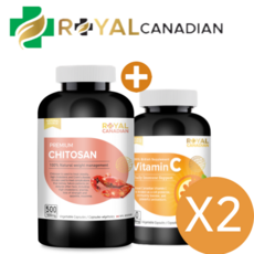 로얄 캐네디언 정품 키토산 수용성 500mg 500캡슐 캐나다 직구 해외 수입