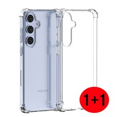 갤럭시S25FE 범퍼 케이스 1+1 에어 젤리 실리콘 S731