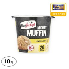 FlapJacked 마이티 머핀 레몬 크림 사은품 추가증정, 55g, 10개