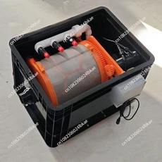 어항 필터 자동 역세척 하수 순환 시스템 10000 유량 연못 미세 플라스틱, 02 검정색