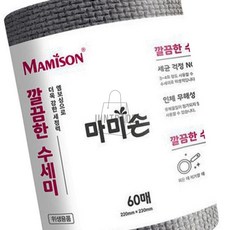 마미손 수세미 롤타입 60매 찌든때 묵은때