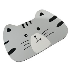 喵到寶 硅藻土軟式吸水防滑地墊 (地墊/踏墊/浴室腳踏墊/吸水墊/廚房地墊/腳踏墊), 癟嘴貓
