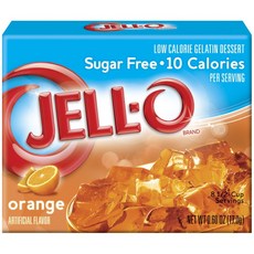 Jell-O Jello吉利丁 橘子, 1個, 17克