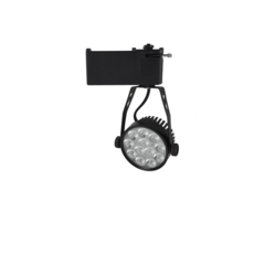 【燭光燈飾】台灣現貨 15W LED軌道燈 1500lm 歐司朗燈珠 投射燈 CNS認證 冷鍛式, 1件, 黑殼15W,自然光, 黑殼