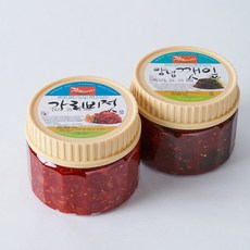 가리비젓500g + 양념깻잎500g 2종 세트, 1세트, 1kg