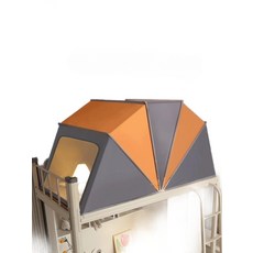 벙커텐트 접이식 2층침대 동굴 층침대 아이방 수면 가림막 그린 90cmx190cm 82cm, 블루 80cmx190cm 80cm B
