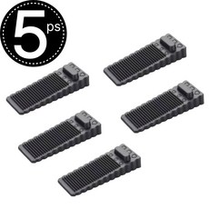 뮤즈렛 도어스토퍼 방문 고정 스토퍼 쾅 닫힘 방지 무타공, 5개, 블랙(작은사이즈)