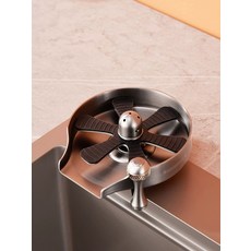 고압컵세척기 텀블러 세척 스텐 컵워셔 컵세척기 기계 디럭스 온냉 헤어라인 실버 자동회전, 식스리프클로버 헤어라인 실버