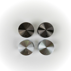 원형렌지스위치 원통형 가스렌지 부품 노브 손잡이, A 실버8MM