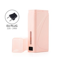Foreverlily 휴대용 왁스 롤러 전기 왁스 따뜻한 탈모 히터 왁싱 다리 따뜻하게 제모 롤, [02] EU PLUG (220-240V), 1개