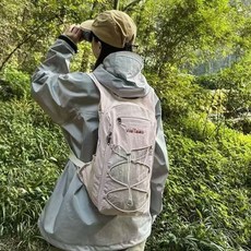 戶外騎行徒步登山包男女旅遊旅行輕便爬山騎行揹包運動雙肩包書包, 粉色