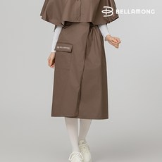 벨라몽 라운딩비치마 파크골프비옷 벨크로 사이즈조절 비치마(+파우치), 1개, 브라운