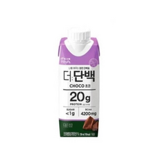 (NEW) 더단백 프로틴 드링크 초코 입, 18개, 250ml