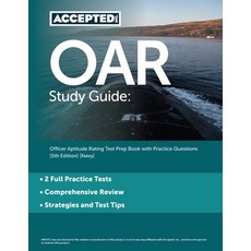 (영문도서) OAR Study Guide: Officer Aptitude Rating Test Prep Book with Practice Questions [5th Edition]... Paperback, Accepted, Inc., English, 9781637982242