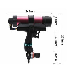 공압 유리 총 병에 담긴 속도 제어 기능이 압력, 기본, 1개