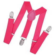 NumRealm아동용멜빵조절가능한Y자형탄성교정기 미끄럼방지실리콘패드포함 남아여아유아에게적합 로즈레드140570