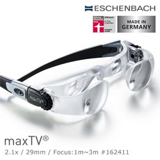 Eschenbach 宜視寶 maxTV 2.1x/29mm 德國製中距離望遠電視眼鏡 162411, 29mm