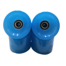 블루 롱보드 LED바퀴 야간주행용 발광휠 스케이트/크루져, 1개