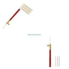 자수 구슬 장식 땅부르 프렌치 크로셰 뜨개질 후크 바늘 바느질 니트, 1개