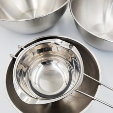 사업자 전용 대량 스텐볼 1.2L 6개입 반죽 베이킹 믹싱볼, 6개, 1.2L 눈금스텐볼